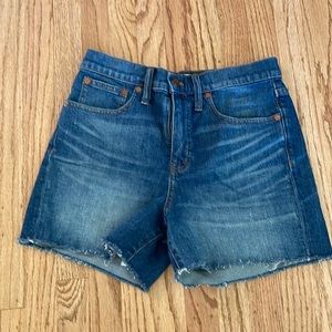 Madewell High Rise Denim Shorts